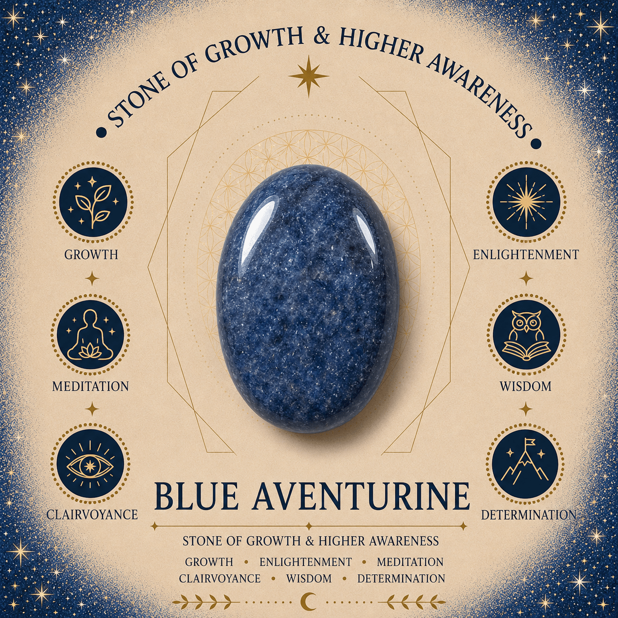Blue Aventurine Gemstone Chip Bracelet