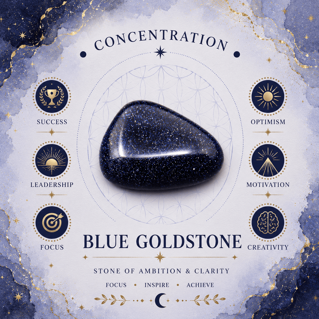 Blue Goldstone Gemstone Butterfly