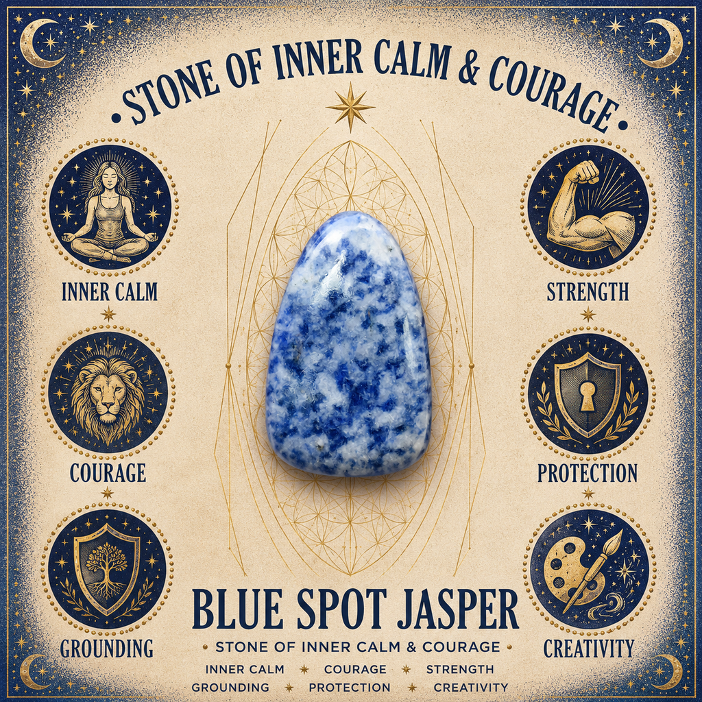 Blue Spot Jasper Ring Holder