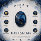 12mm Blue Tiger Eye Gemstone Bracelet