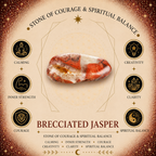 Brecciated Jasper 1.5cm Gemstone Star