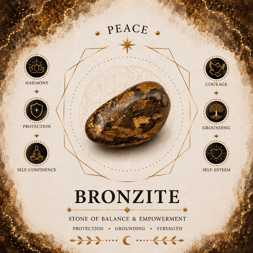 100g Bronzite Gemstone Chips