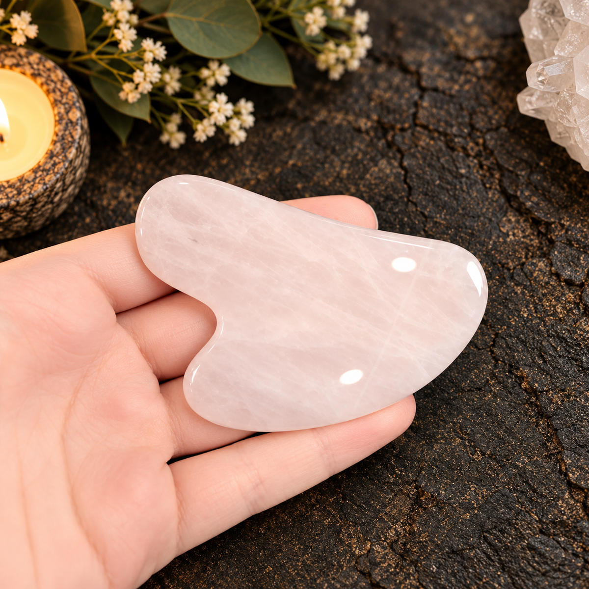 Rose Quartz Gua Sha