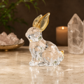 7cm Yellow Glass Rabbit
