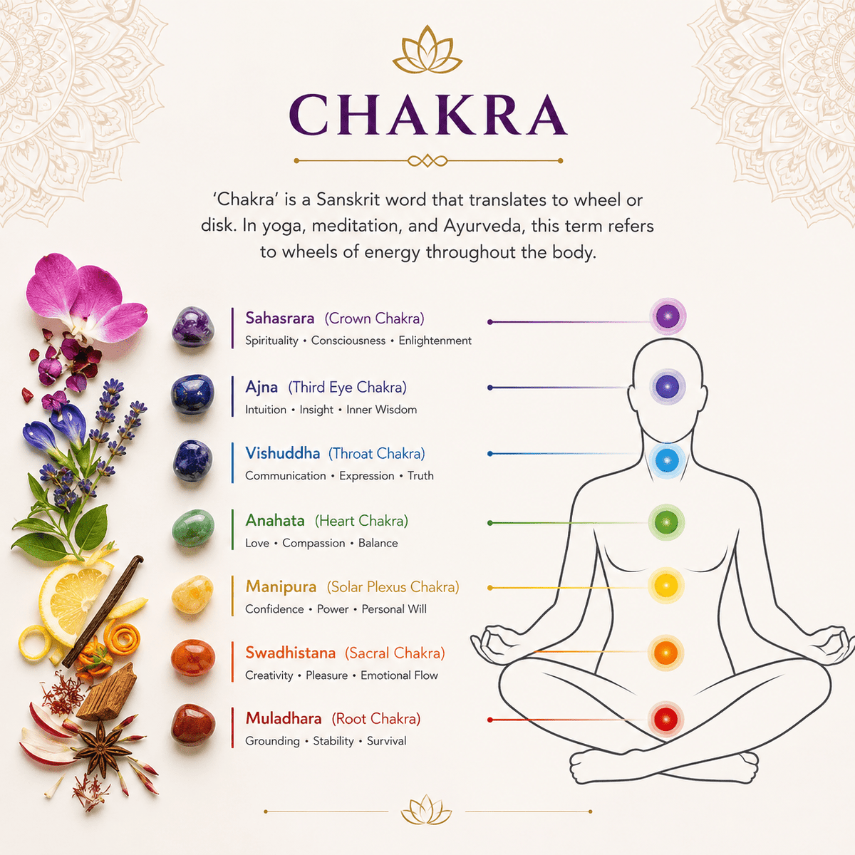 7 Chakra Incense Bricks Tree of Life Burner Gift Set