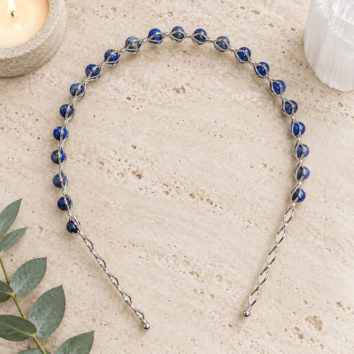 Lapis Lazuli Gemstone Headband