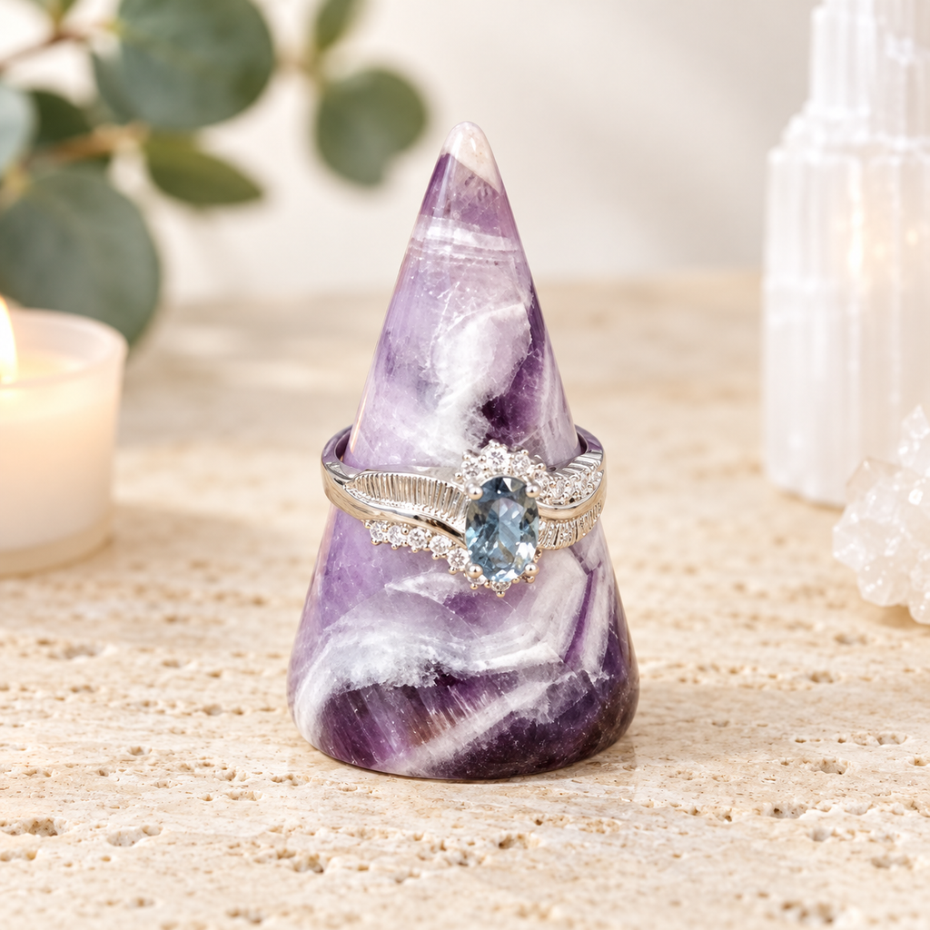 Amethyst Ring Holder