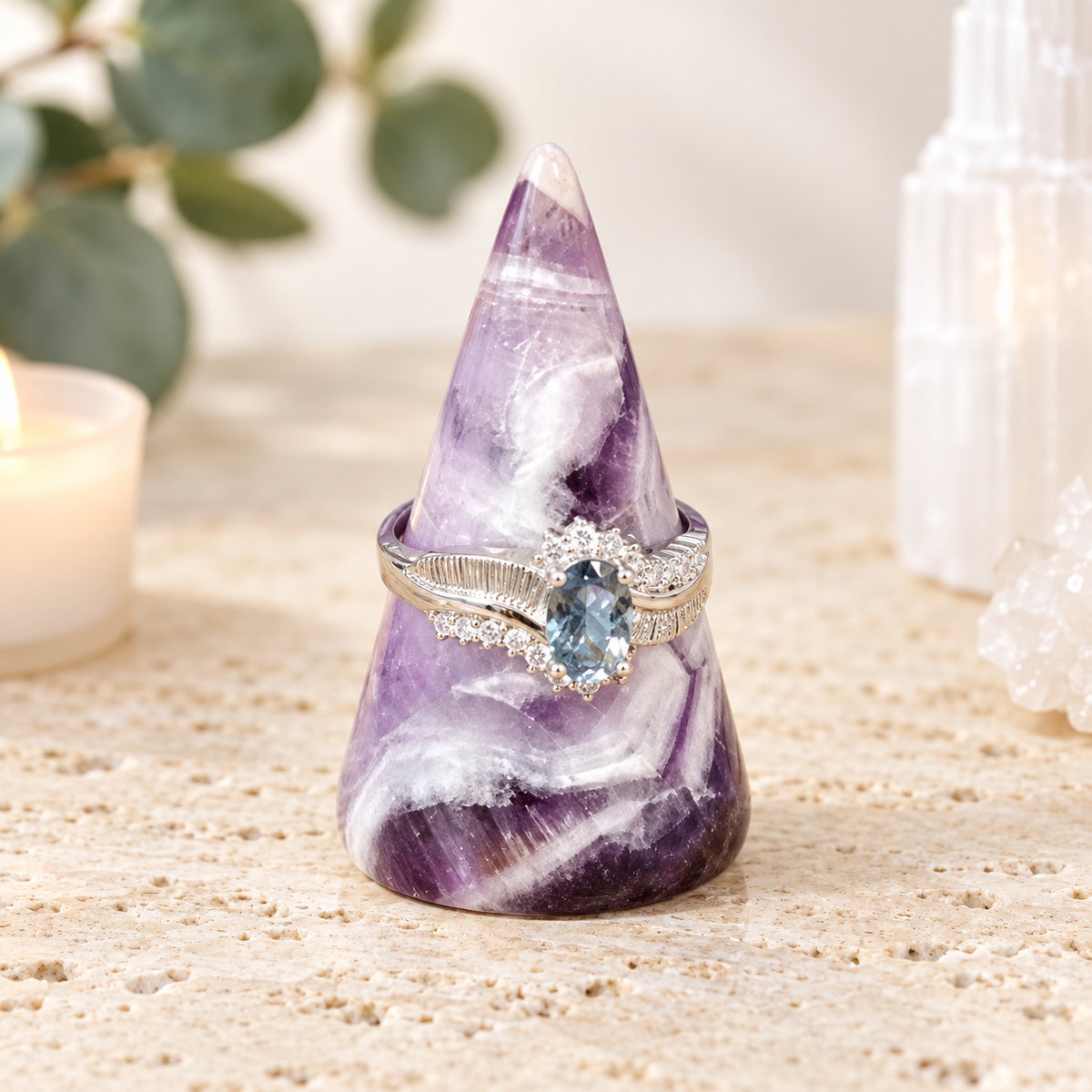 Amethyst Ring Holder