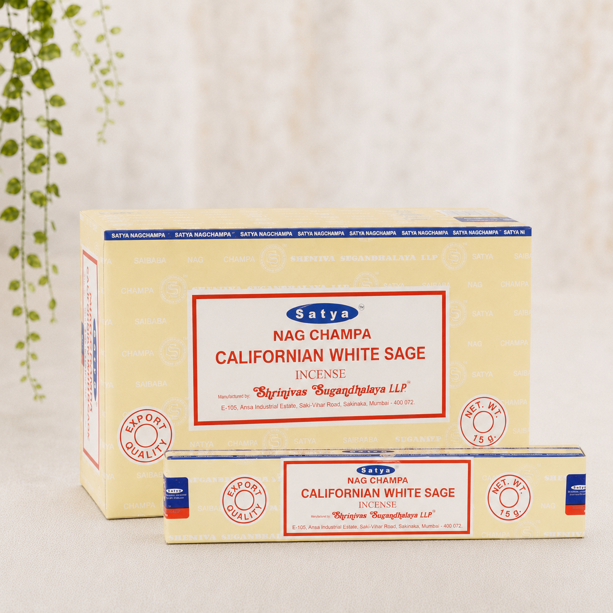 Satya California White Sage Incense Sticks 15g