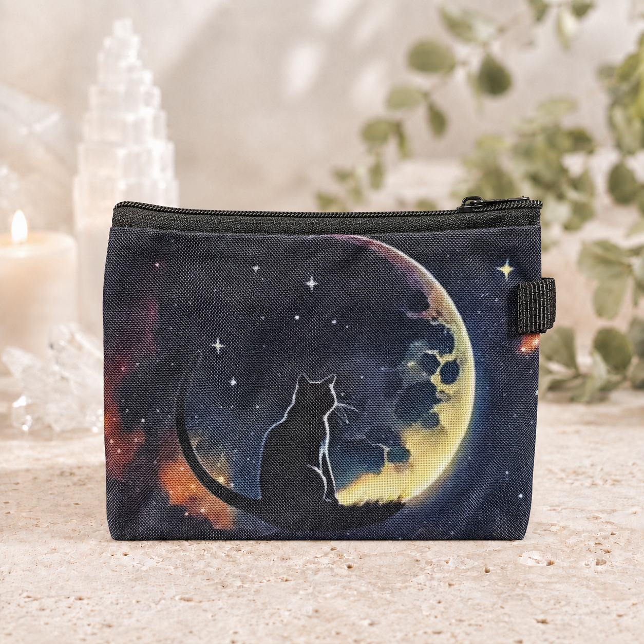 Cat & Moon Coin Purse