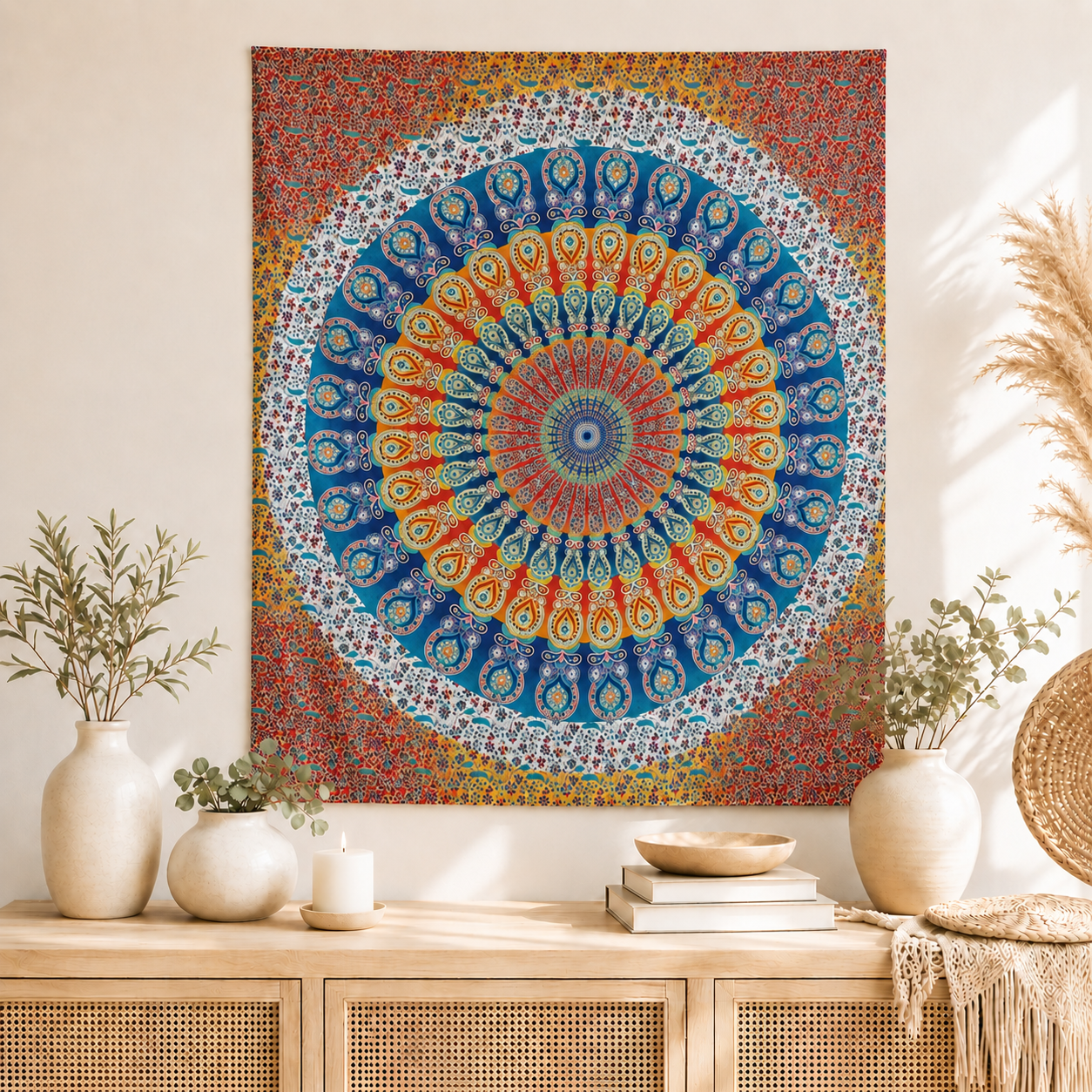Mandala Cotton Tapestry