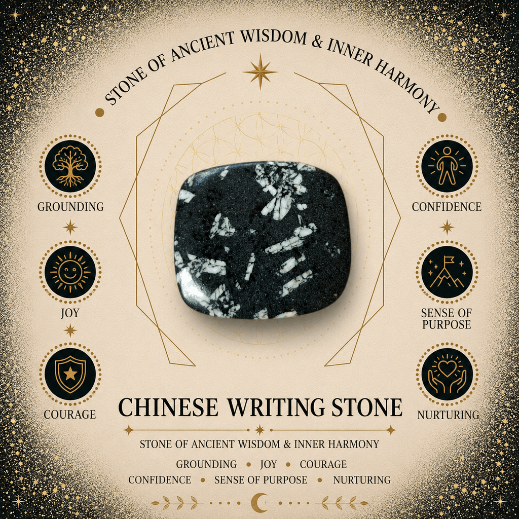 117g Chinese Writing Stone Tower