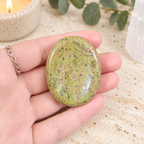 Unakite Oval Shape Worry Stone (Thumb Stone)