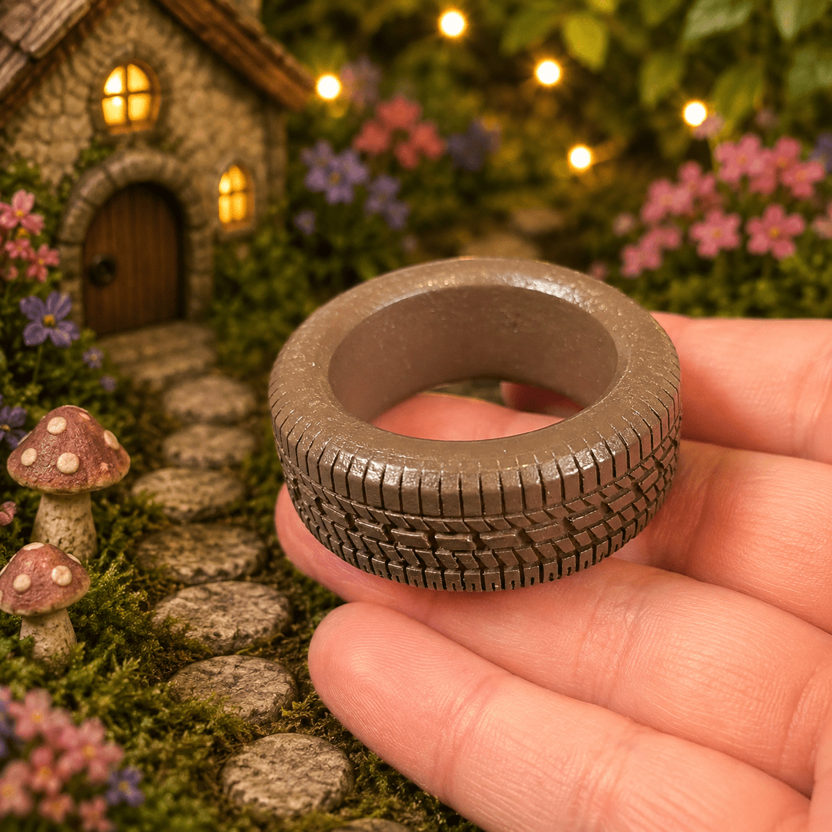5cm Brown Tyre