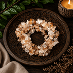 Fire Quartz Gemstone Chip Bracelet