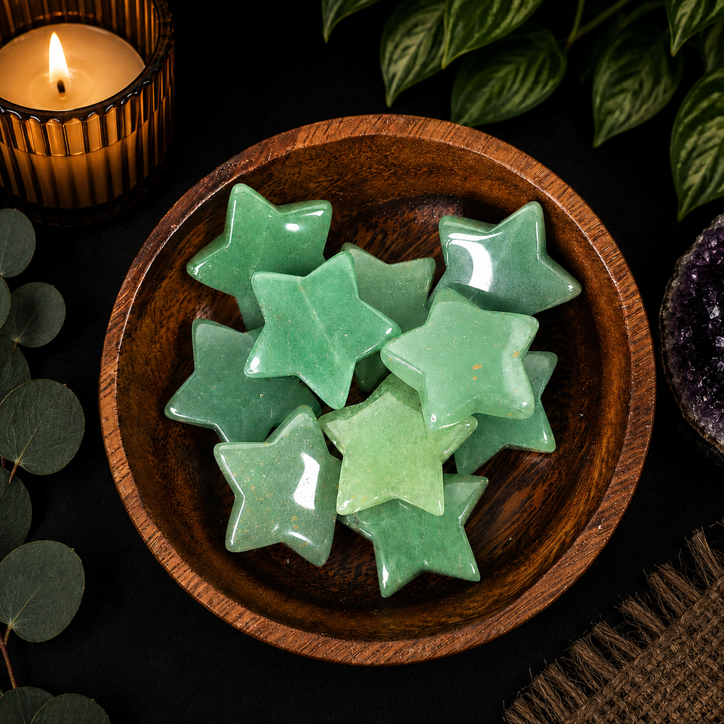 3cm Gemstone Star - Aventurine