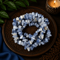Blue Aventurine Gemstone Chip Bracelet