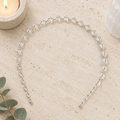 Clear Quartz Gemstone Headband