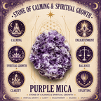 Purple Mica Gemstone Chip Bracelet