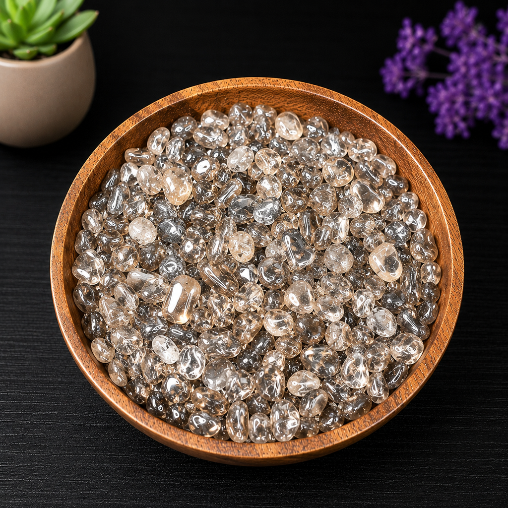 Gemstone Chips 100g - Smoky Quartz