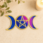 Triple Moon Incense Holder