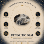 10mm Dendritic Opal Gemstone Bracelet