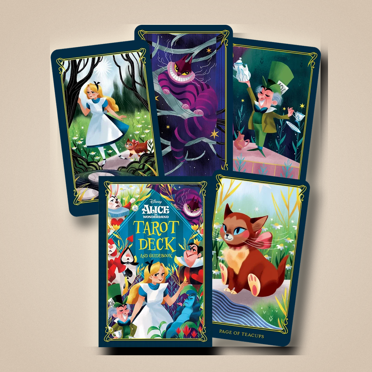 Alice in Wonderland Tarot Deck and Guidebook