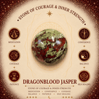 Dragonblood Jasper 3cm Gemstone Egg