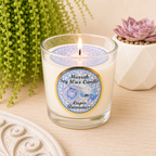 Awareness - Lapis Lazuli with Myrrh Soy Wax Tealight Candle