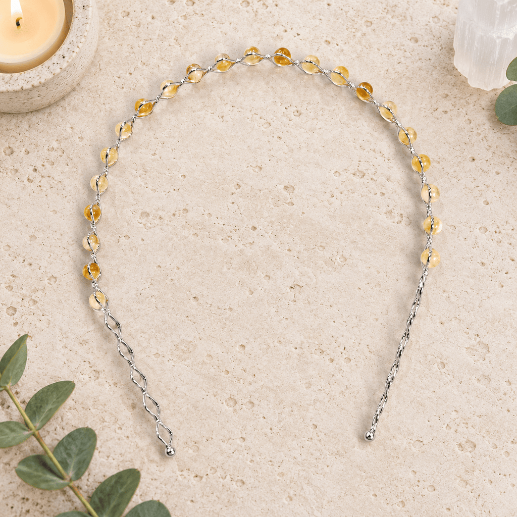 Citrine Gemstone Headband