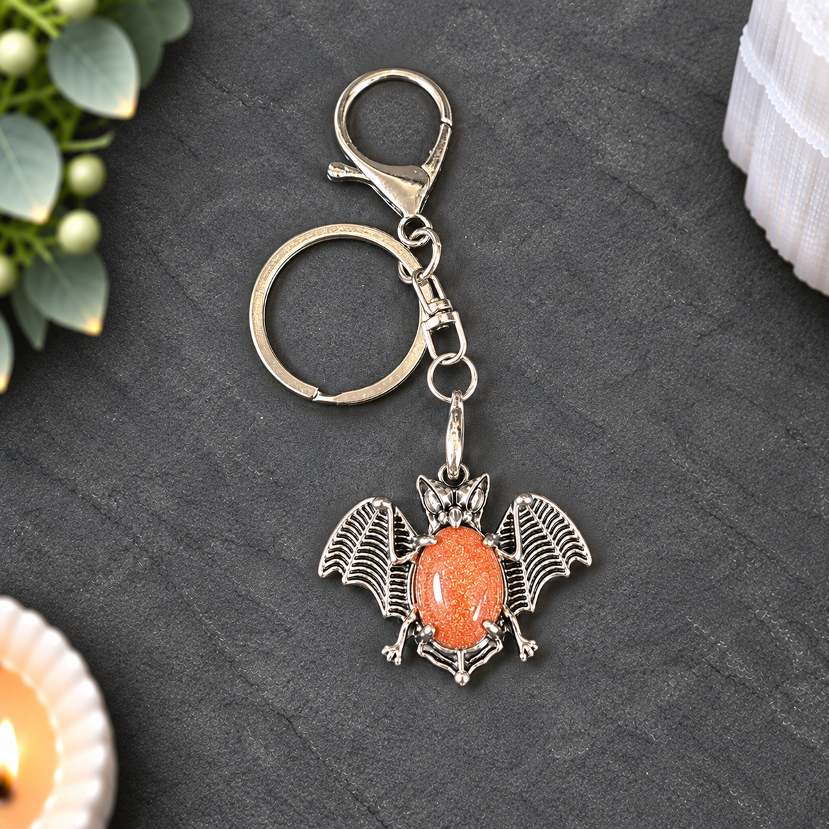 Goldstone Bat Keyring