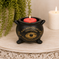 Black Cauldron Tealight Holder