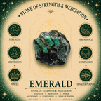 50g Emerald Polished Gemstone Chips