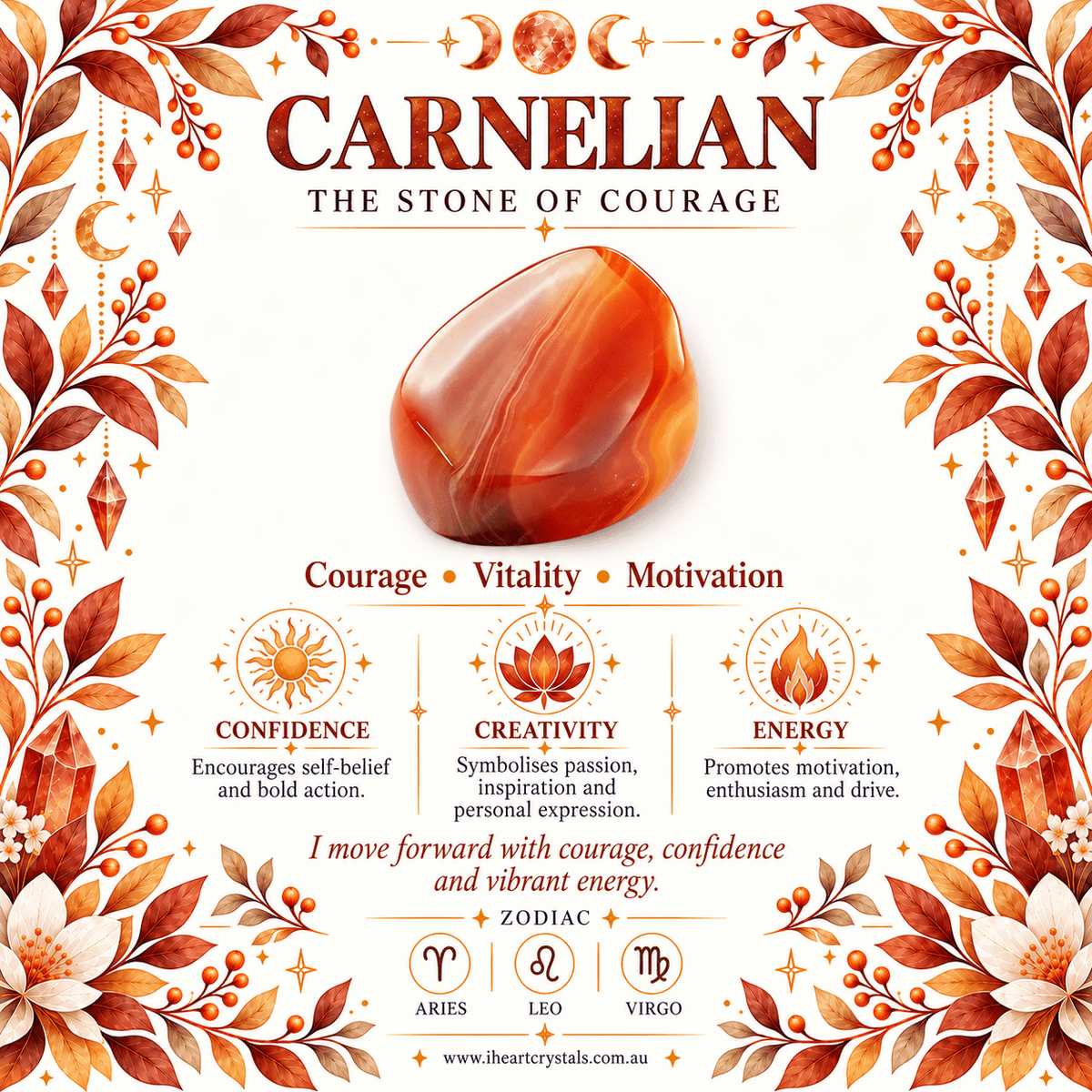 50cm Carnelian Chip Necklace