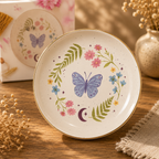 10cm Butterfly Ceramic Trinket Dish