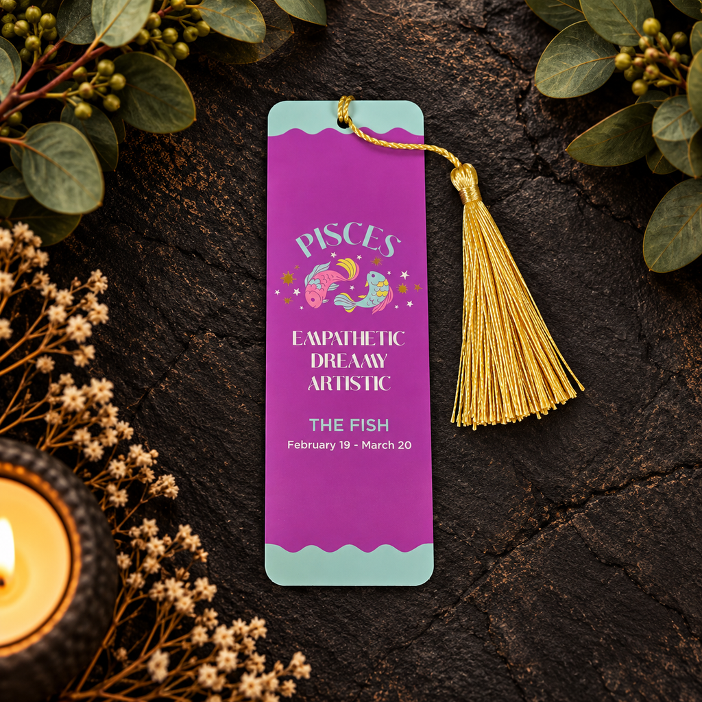 Pisces Zodiac Zest Bookmark