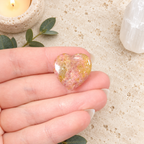 Pink Rhodonite 2cm Gemstone Heart