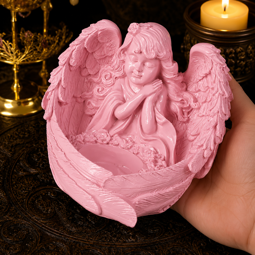 Pink Angel Sphere Stand