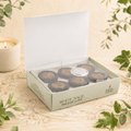 White Sage Incense Cups - Set of 6