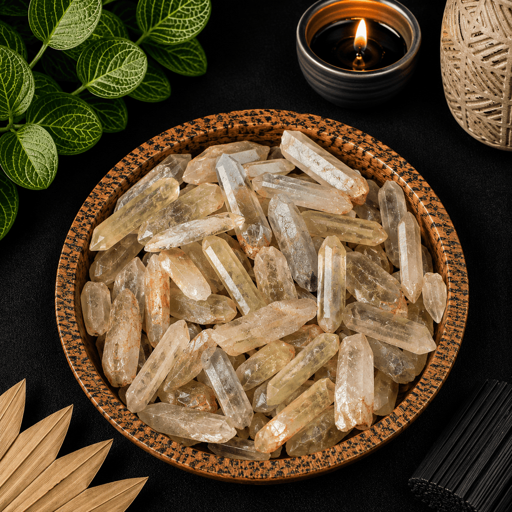 100g Natural Smoky Citrine Points