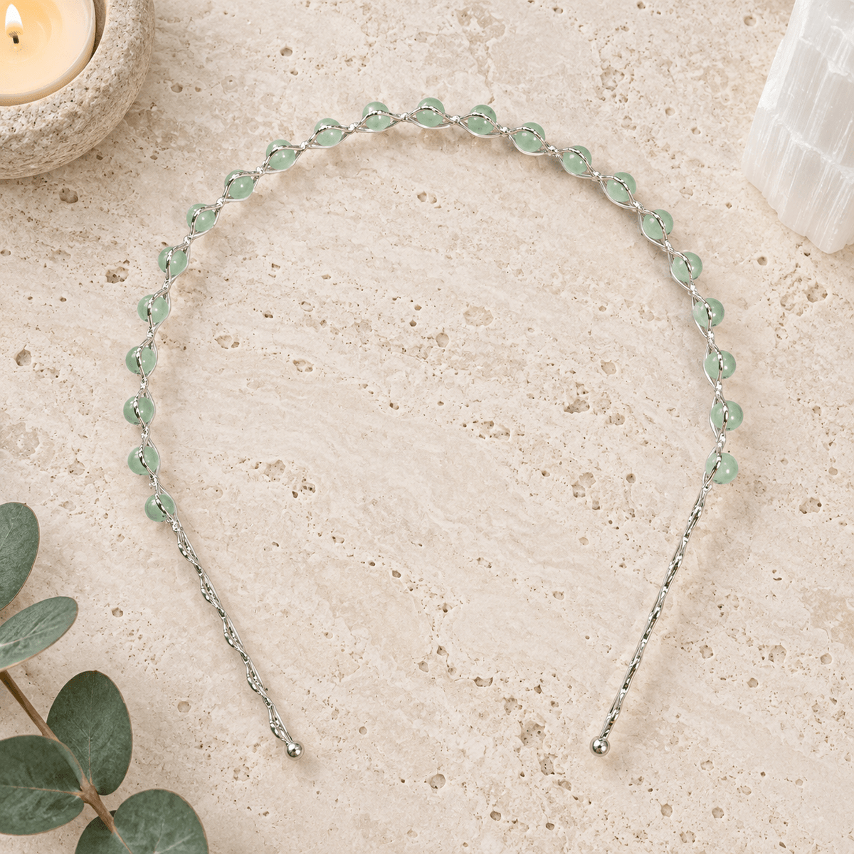 Aventurine Gemstone Headband