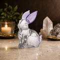 7cm Purple Glass Rabbit