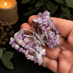 Ametrine Gemstone Butterfly
