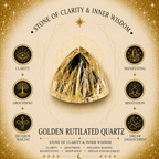 Golden Rutilated Quartz Gemstone Chip Bracelet