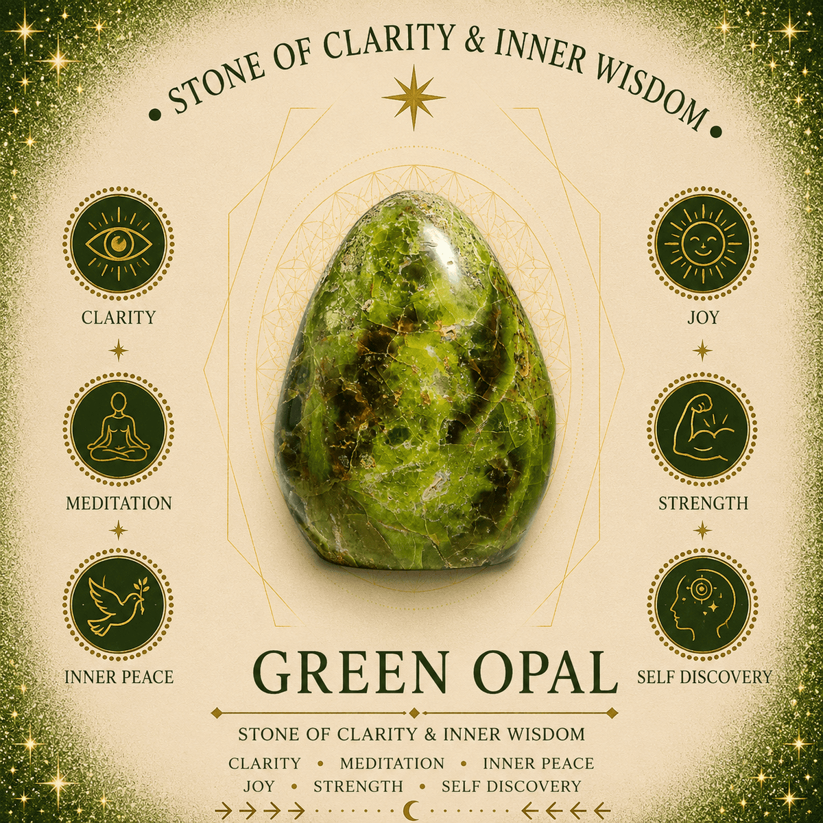 122g Green Opal Tower