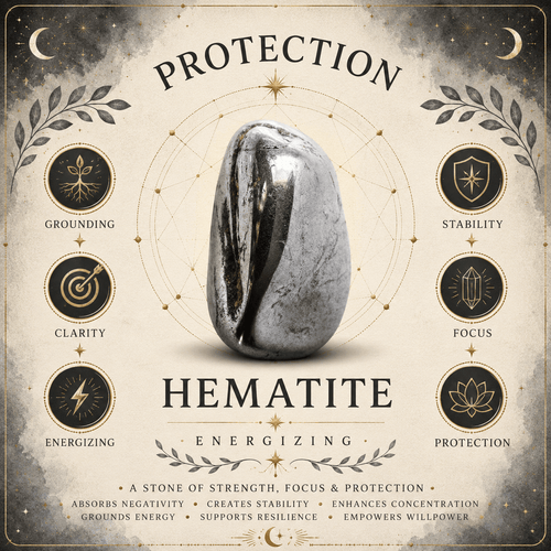 100g Hematite Gemstone Chips