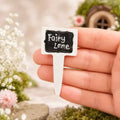 7cm White "Fairy Lane" Fairy Garden Sign