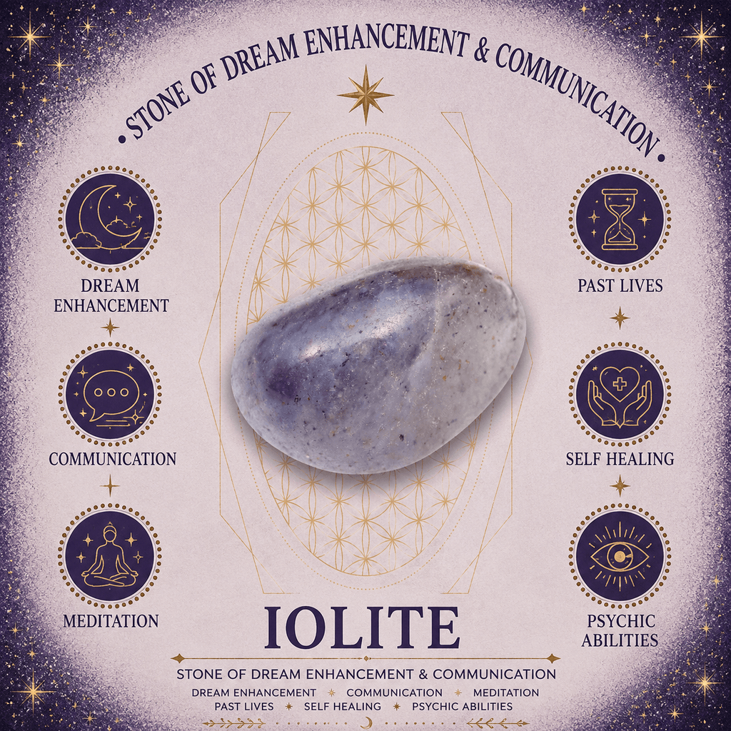 12mm Iolite Gemstone Bracelet