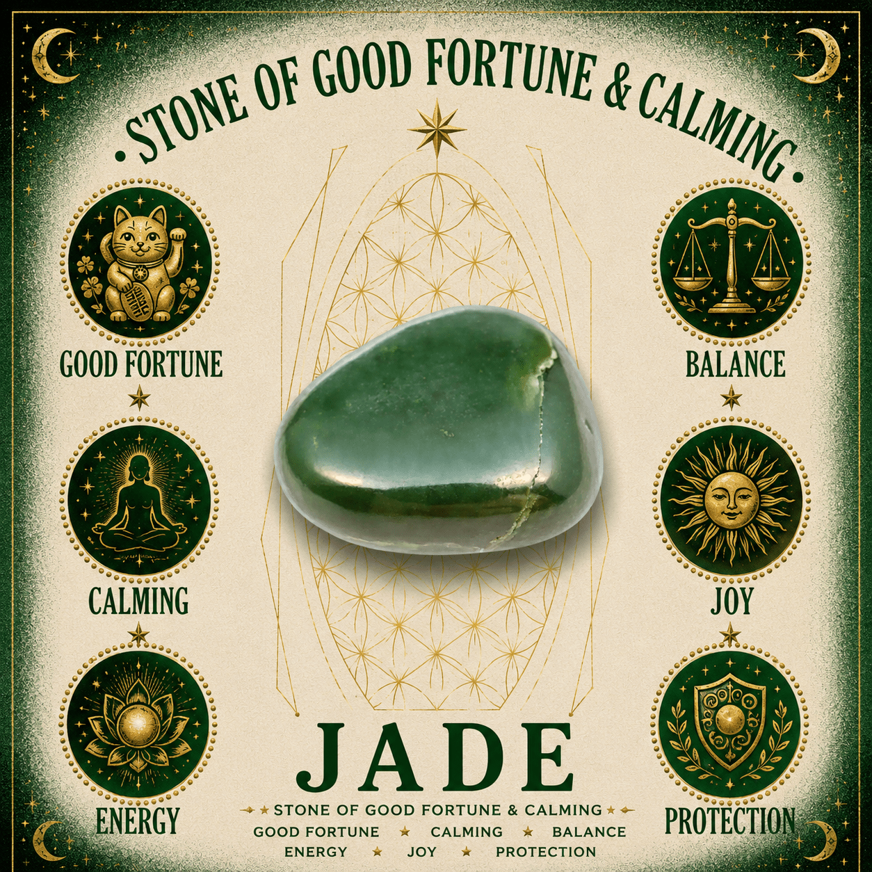 100g Jade Gemstone Chips