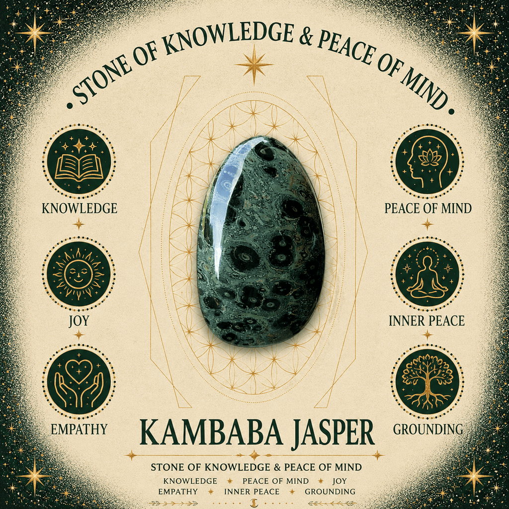 12mm Kambaba Jasper Gemstone Bracelet